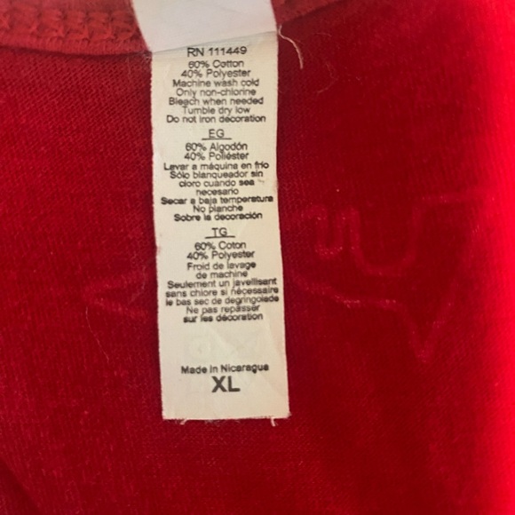 2 Moto GP tank tops by next level. Size XL in red and yellow. Good condition. - Picture 4 of 8